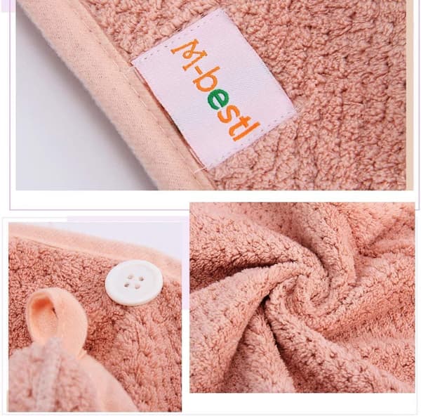 Hårhandduk 4-pack Vit/Rosa MBESTL
