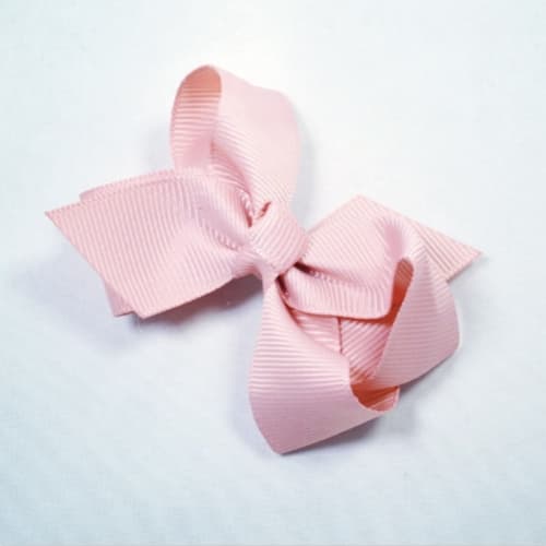 Hårspænde med Rosette Coral Pink - Busy Lizzie