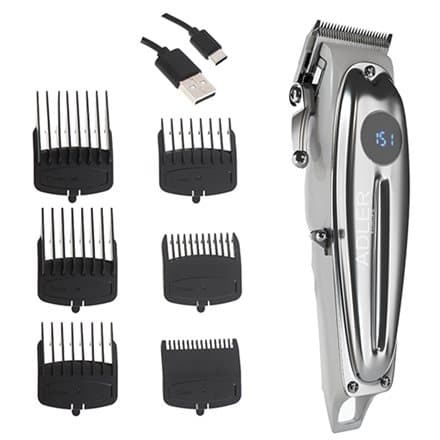 Adler | Proffesional Hair clipper | AD 2831 | Cordless or corded | Number of length steps 6 | Silver