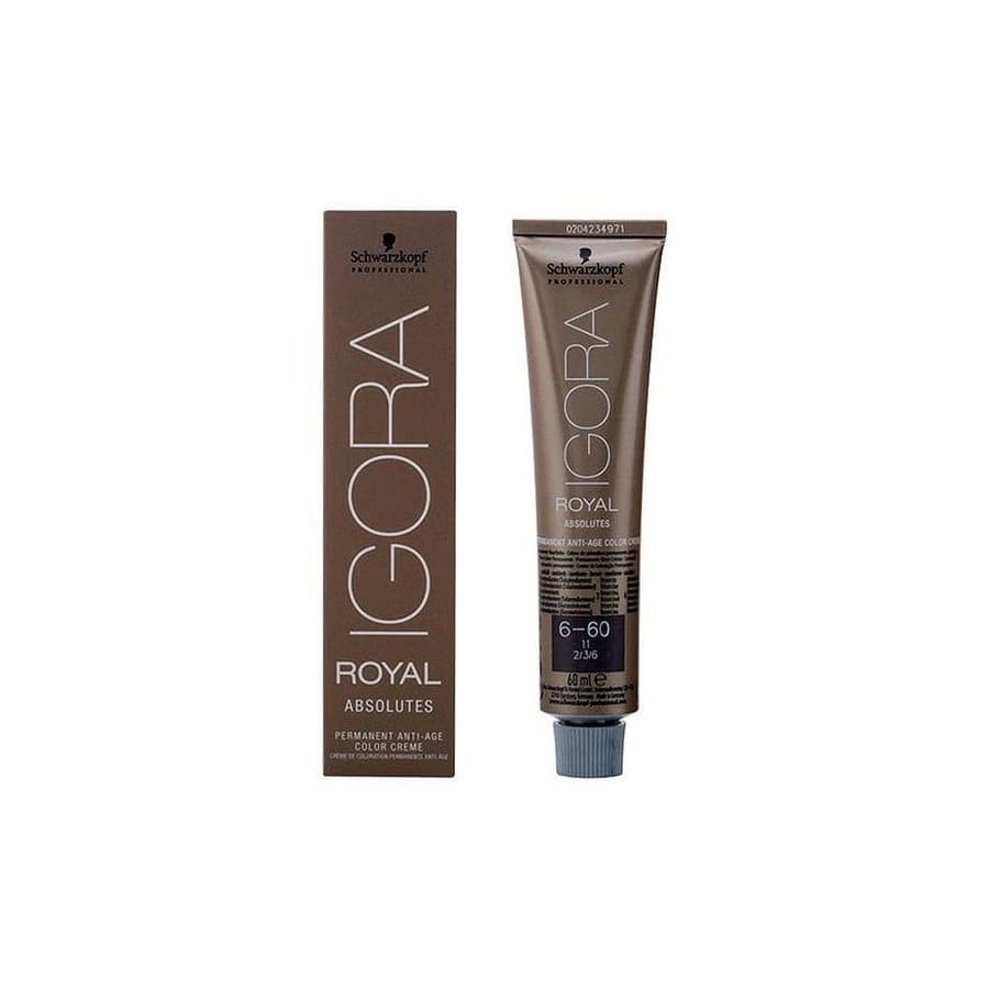 Permanent Anti-Age Farve Igora Royal Absolutes Schwarzkopf Nº 6-60