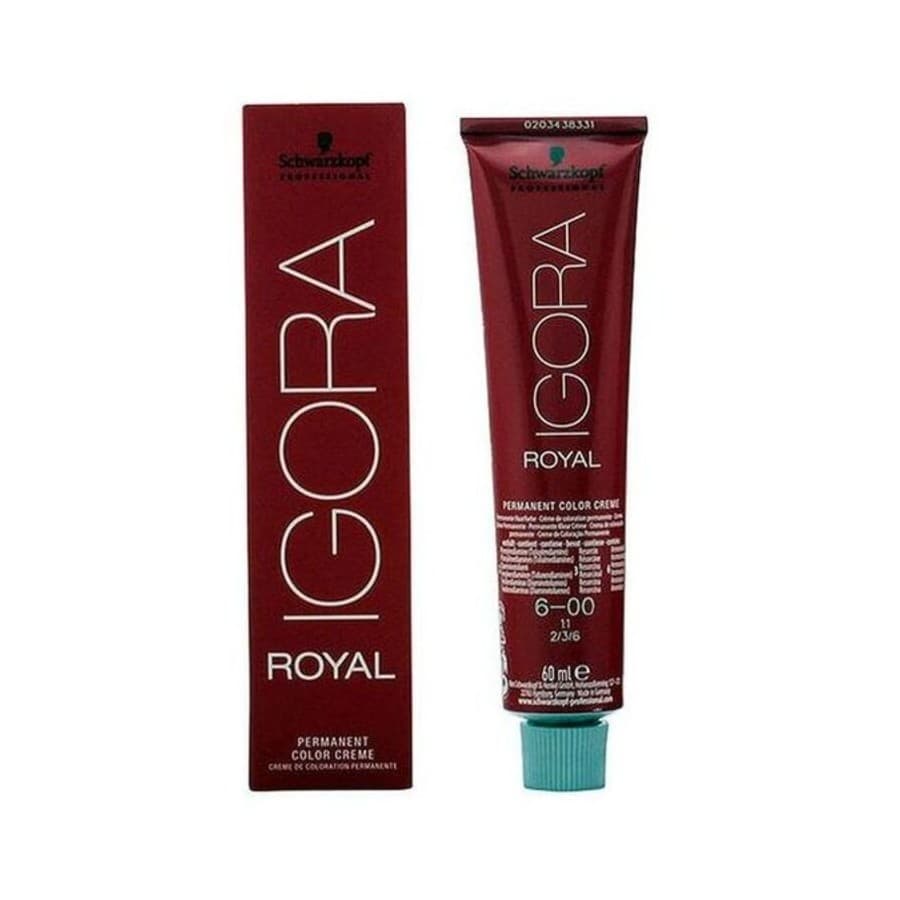 Permanent Farve Igora Royal Schwarzkopf Nº 6-00