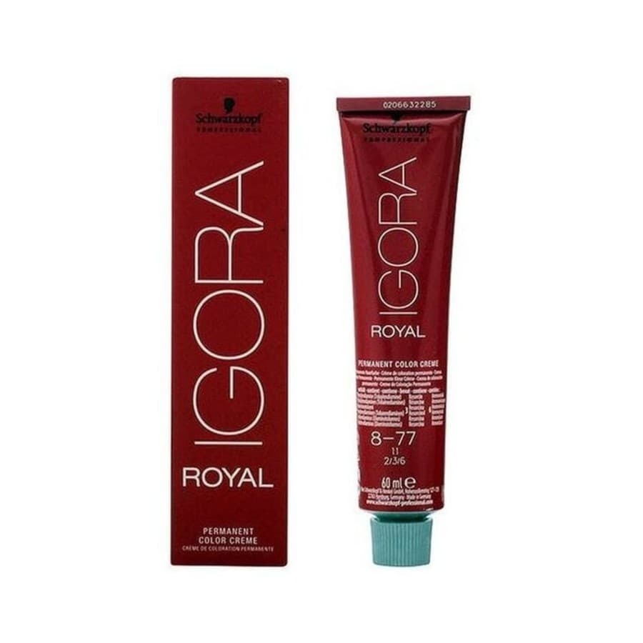 Permanent Farve Igora Royal Schwarzkopf Nº 8-77