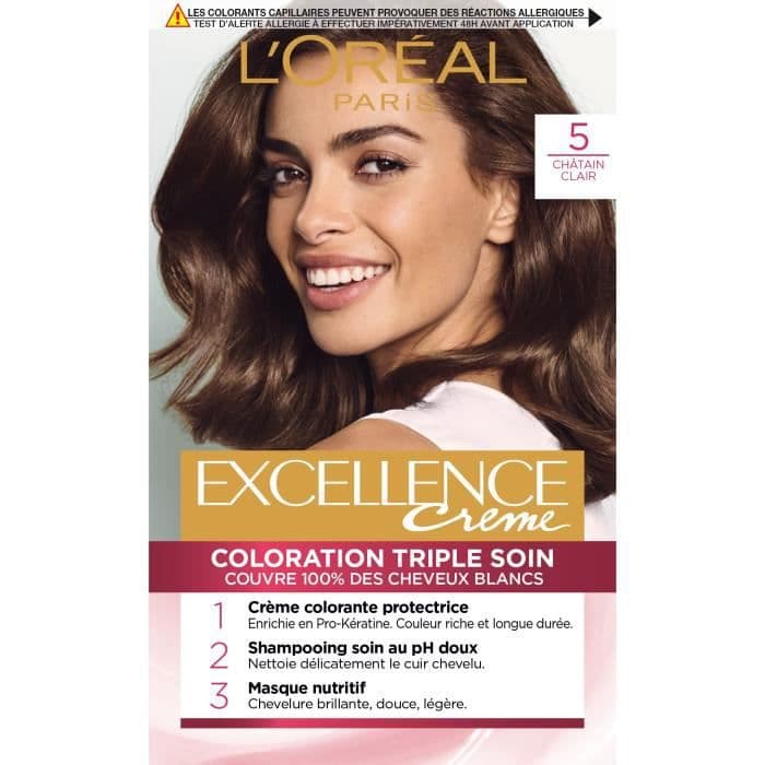 L'OREAL PARIS Excellence Coloration - 5.N Lätt kastanj