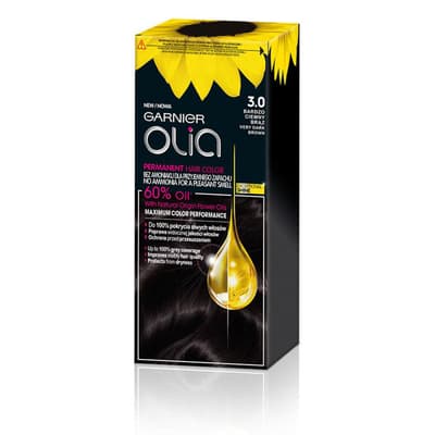 GARNIER_Olia farba do włosów 3.0 Bardzo Ciemny Brąz