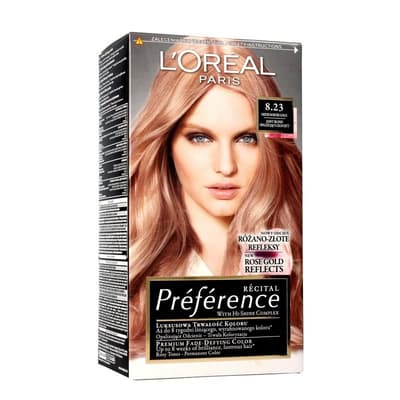 L'OREAL_Preference farba do włosów 8.23 Medium Rose Gold