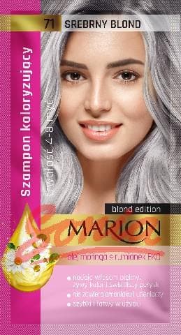 Marion coloring shampoo wash 4-8 71 silver blond 40ml