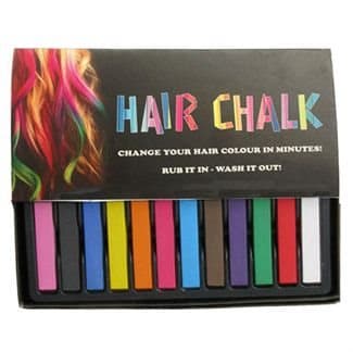 Hair Chalk / Hårkritor (12 st) CDON