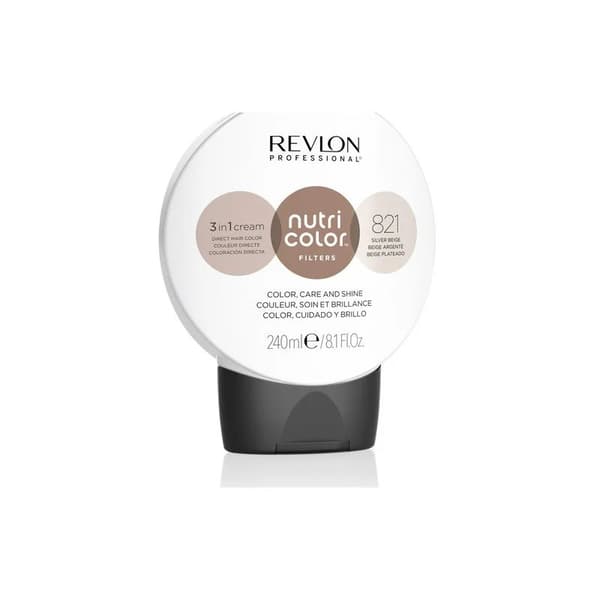 Revlon Professional Revlon Professional Nutri Color Creme 821 Silver Beige 240ml - Pigment Inpackning