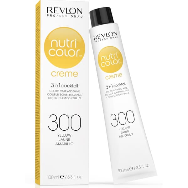 Revlon Professional Revlon Professional Nutri Color Creme 300 Yellow Tube 100ml - Pigment Inpackning