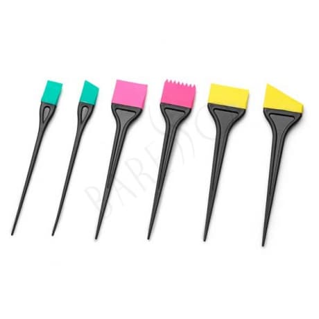 Silicone dye brush set