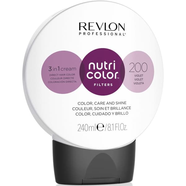 Revlon Professional Revlon Professional Nutri Color Creme 200 Violet 240ml - Pigment Inpackning