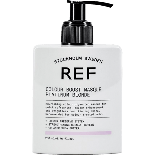 REF Colour Boost Masque Plat Blonde 200ml - Färginpackning