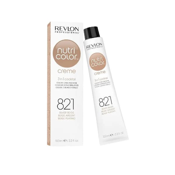 Revlon Professional Revlon Professional Nutri Color Creme 821 Silver Beige 100ml - Pigment Inpackning