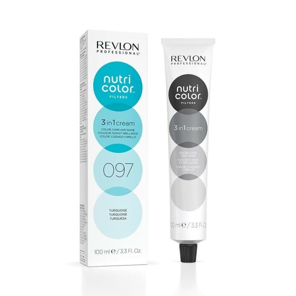 Revlon Professional Revlon Professional Nutri Color Creme 097 Turquoise 100ml - Pigment Inpackning