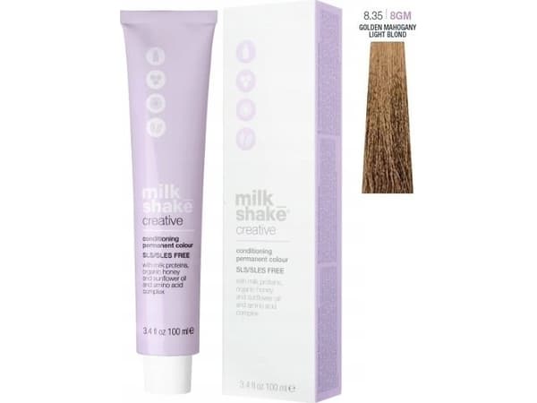 Milk Shake Milk Shake, Creative, SLS/SLES-Free, Permanent Hair Dye, 8.358GM Maui Mocha, 100 ml For Women