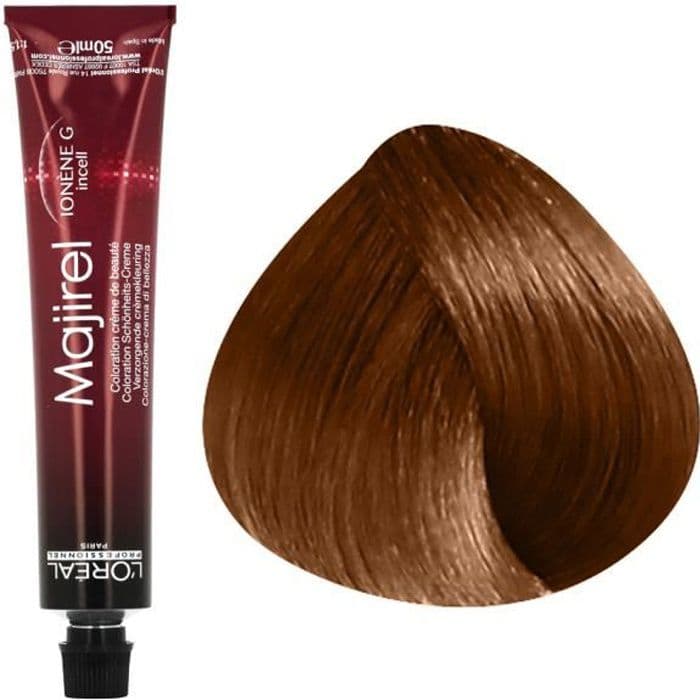 Färgkorrigering 7.35 Permanent hårfärg Golden Mahogny Blond 50ml, L