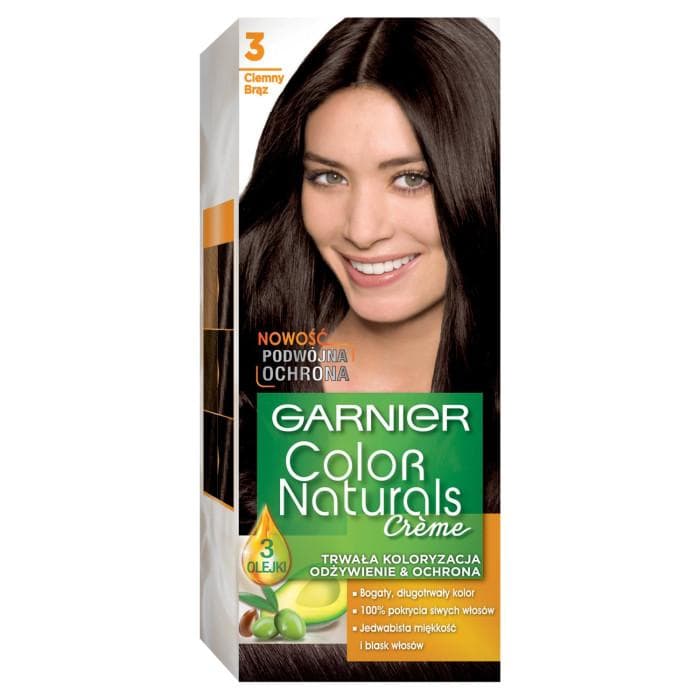 Garnier Color Naturals colourant cream 3 Dark Brown 1op