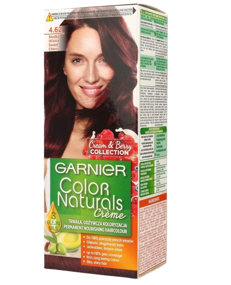 Garnier Color Naturals farvestof creme nr 4,62 Søde Cherry 1op