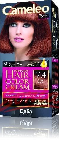 Delia Cosmetics Cameleo HCC permanent paint Omega + 7.4 Copper No. 1op.