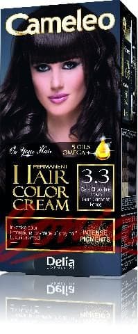 Delia Cosmetics Cameleo HCC permanent paint Omega + Dark Chocolate No 3.3 1op.
