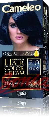 Delia Cosmetics Cameleo HCC permanent paint Omega + 2.0 Blue Black No. 1op.