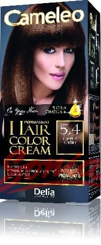 Delia Cosmetics Cameleo HCC permanent paint Omega + 5.4 No. Chestnut 1op.