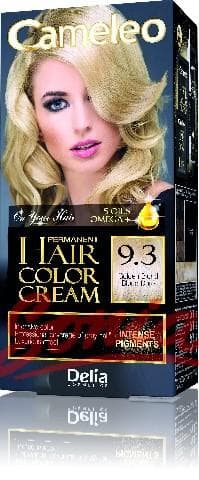 Delia Cosmetics Cameleo HCC permanent paint Omega + No. 9.3 Golden Blonde 1op.