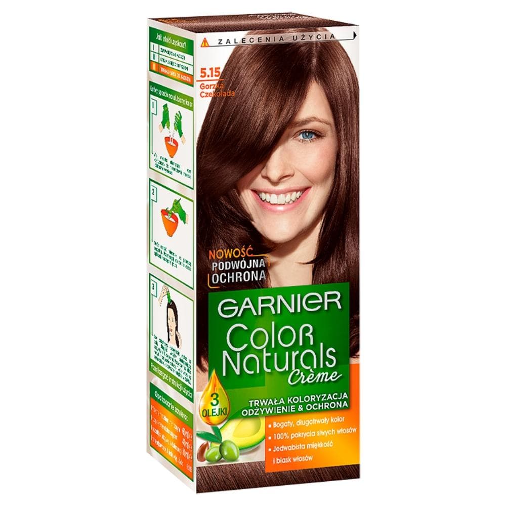 Garnier Color Naturals colourant cream No. 5.15 Bitter Chocolate 1op