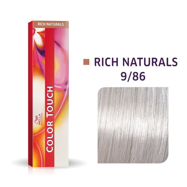 Wella Professional Color Touch Rich Naturals 9/86 Mycket ljusblond pärlviolett