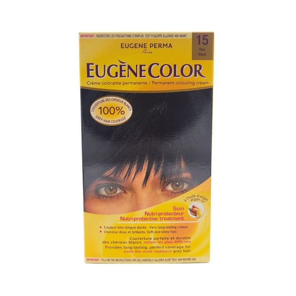 Eugène Perma - Eugènecolor Permanent Coloring Cream - 15 Svart
