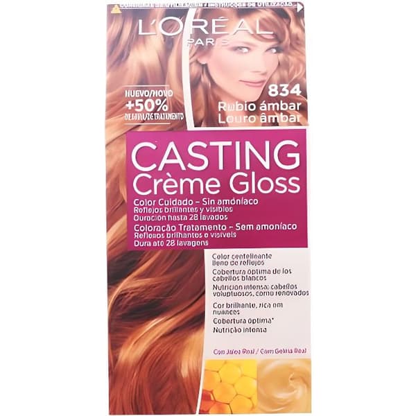 Casting Crème Gloss - L'Oreal - #834 - Rubio dorado - Ammoniakfri - Alla hårtyper