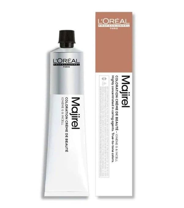 Permanent färgning - L'Oréal Professionnel - Majirel 5.8 - Ljusbrun Mocca - Kräm 50ml
