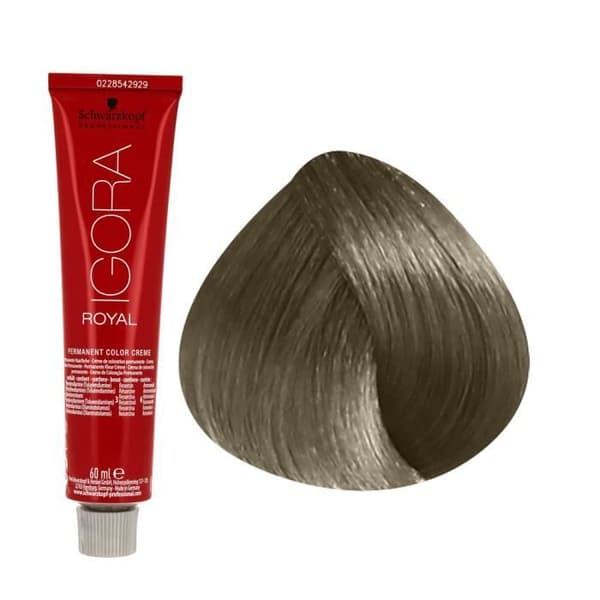 Permanent färgning - SCHWARZKOPF - Igora Royal 8-00 - Extra naturligt ljusblond - 60ml - High definition