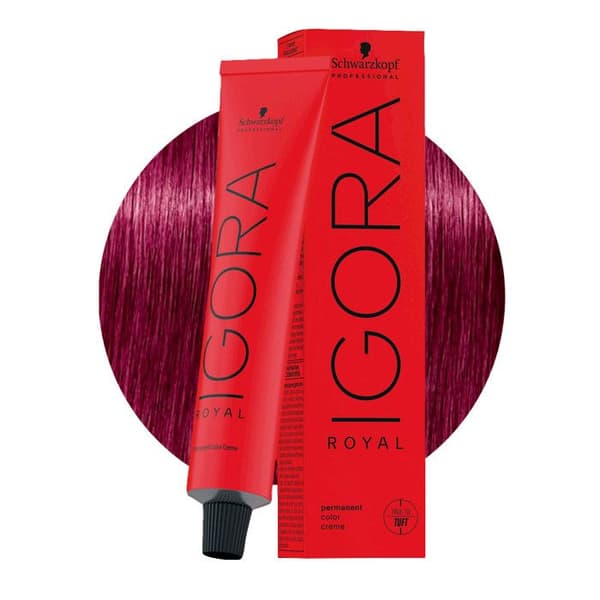 Permanent färgning - Schwarzkopf - Igora Royal 9-98 - Mycket ljus blond lila röd - 60ml