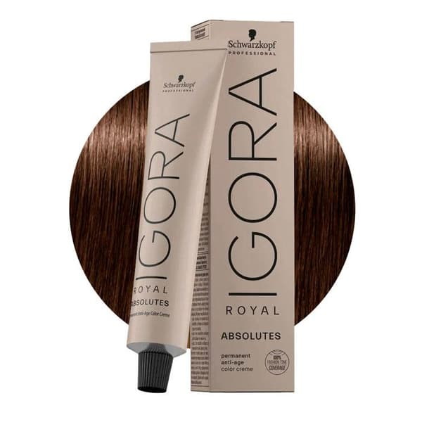 Färgning - Schwarzkopf Professional - Igora Royal 5-60 - Ljusbrun Brun - 60ml - Kräm