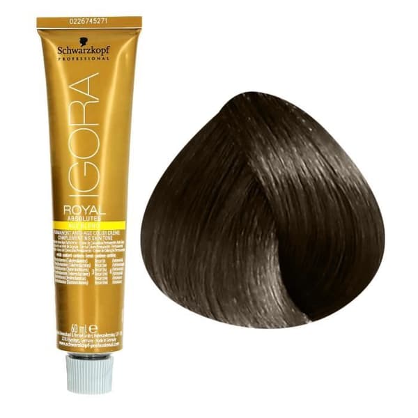 Permanent anti-aging färg 5,50 - Schwarzkopf - Ljus gyllenbrun - Kräm