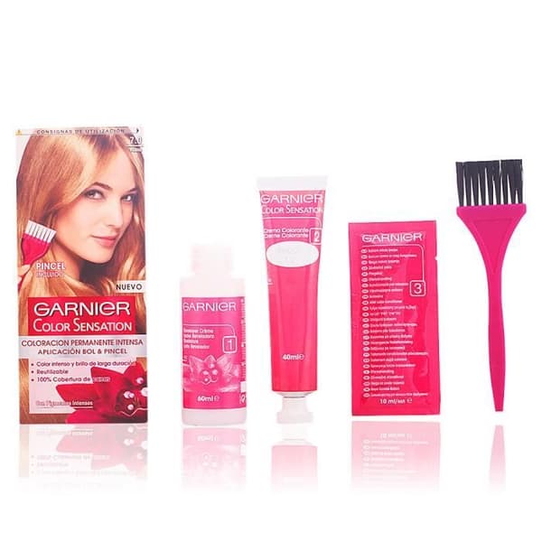 7.0 FÄRGSENSATION blond. Återanvändbar Intense Permanent Color ger intensiv, långvarig färg och glans med
