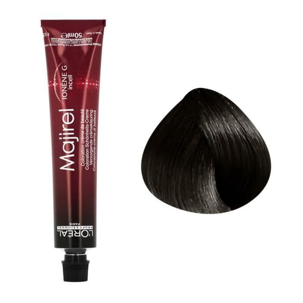 Permanent färg - L'Oréal - Majirel nr 3 - Mörkbrun - 50ml - Med ammoniak