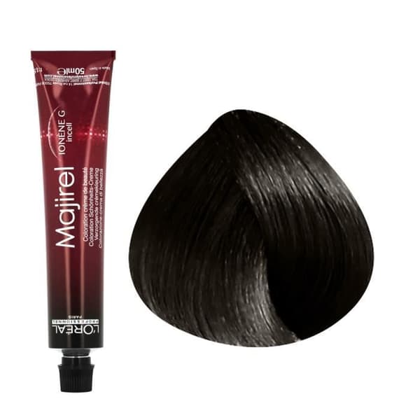 Permanent färg - L'Oréal - Majirel nr 3 - Mörkbrun - 50ml - Med ammoniak