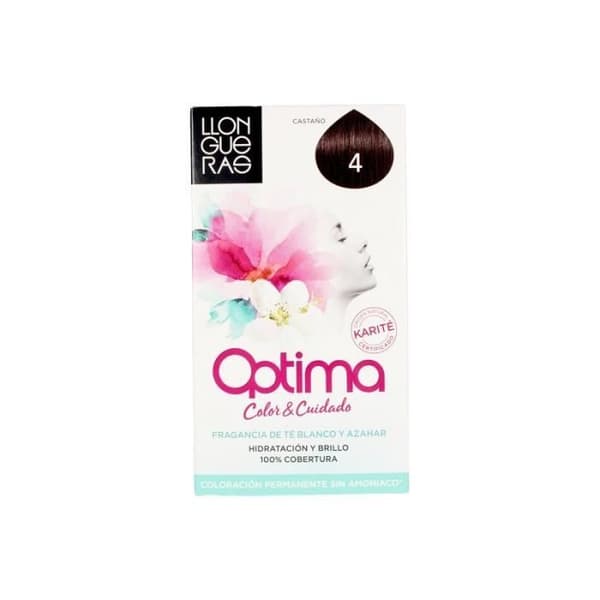 Permanent hårfärg i Cream Optima Color Y Cuidado 4 Llongueras