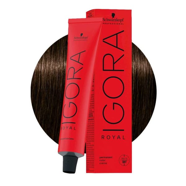 Permanent färg - Schwarzkopf - Igora Royal Nude Tones 4.46 - Medium Brown Beige Brown - 60ml