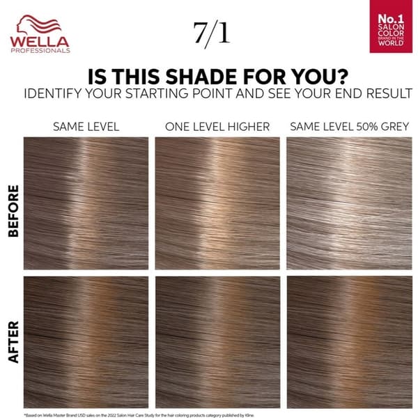 Wella Color Touch Rich Naturals 7/1 Medium Ash Blonde