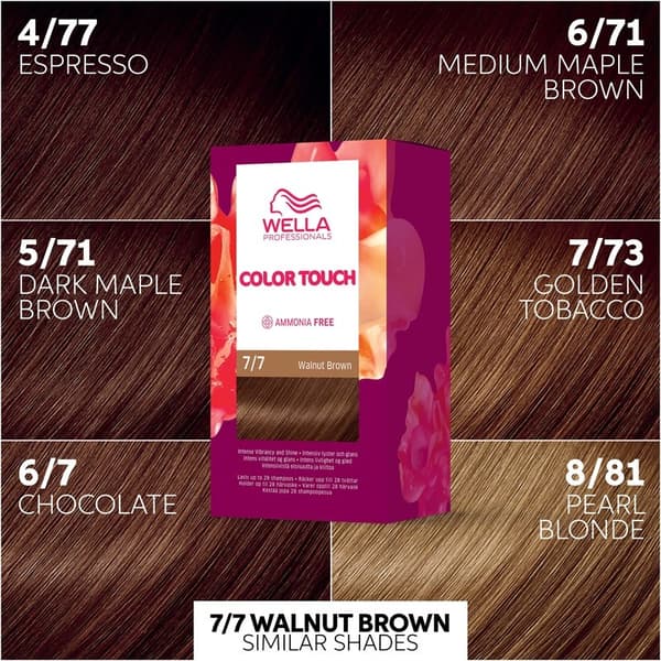 Wella Color Touch Deep Browns 7/7 Walnut Brown