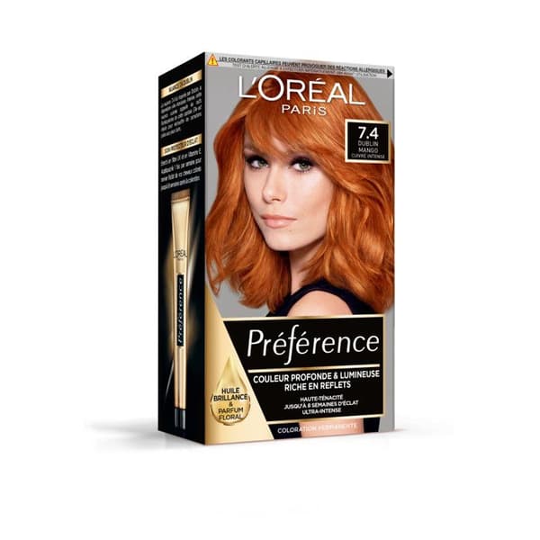 L'Oréal Paris Preference Hårfärg 7.4 Dublin Intense Copper Mango