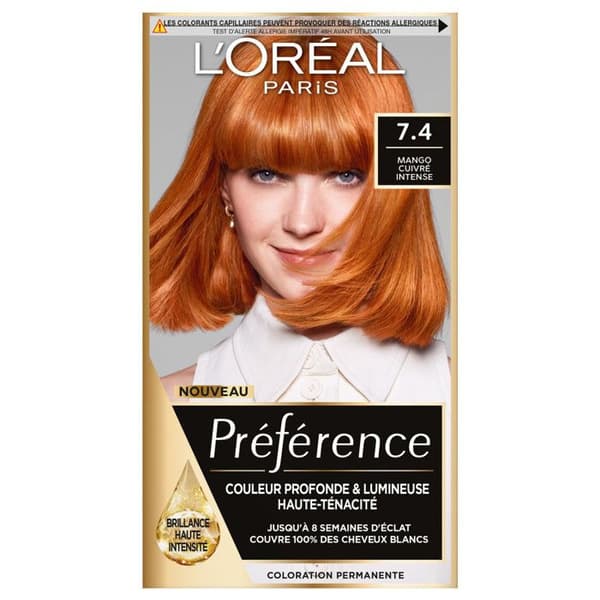 L'Oréal Paris Preference Hårfärg 7.4 Dublin Intense Copper Mango