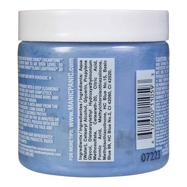 Manic Panic Blue Angel Pastel Classic Cream 118 ml - Toning