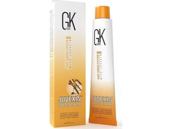 GK HAIR (Global Keratin) Global Keratin, Cream Colour, Permanent Hair Dye, 6.11 Intense Dark Ash Blonde, 100 ml For Women
