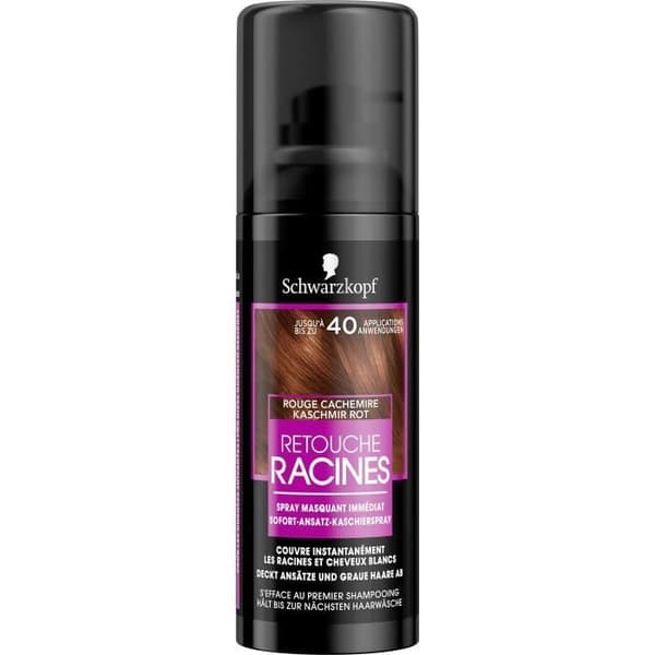 SCHWARZKOPF vitt hårrotsretusch - hårrotsmaskeringsspray - kashmirröd