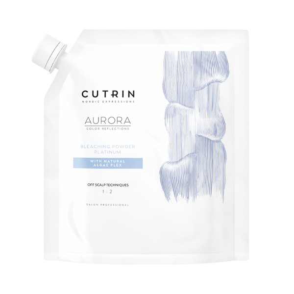 Cutrin AURORA Bleaching Powders Bleaching Powder Platinum Natural Algae Plex 500g - Professionell Blekning
