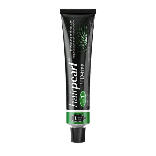 Hairpearl PPD free No 1 Deep Black 20ml - Professionell Färg/Toning